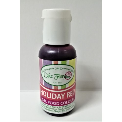 GEL FOOD COL HOLIDAY RED 21G GEL FOOD COL HOLIDAY RED 21G